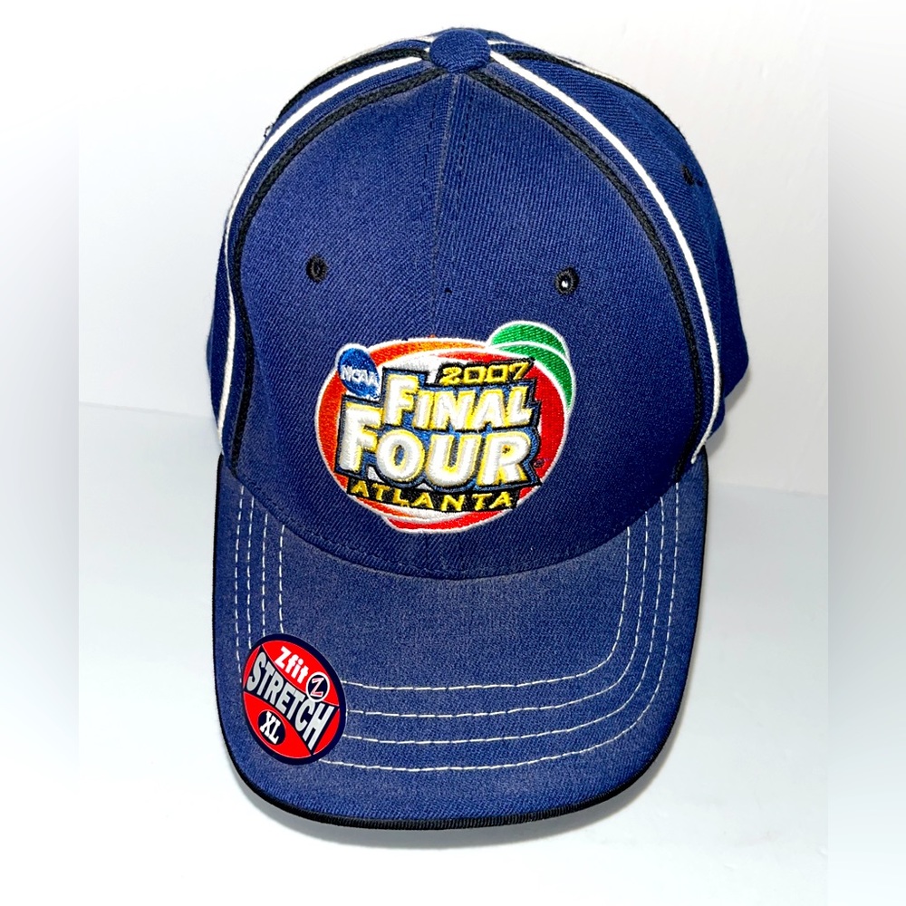 NCAA 2007 Final Four Atlanta Navy Zephyr Flex Fit Cap XL